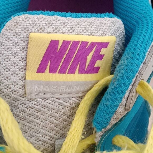 Nike Women's Air Max Run Lite 4 Running Sneaker Shoes  Turquoise/Yellow Size 10 - Picture 5 of 6
